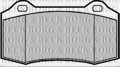 BORG & BECK bbp2360 -  Комплект тормозных колодок, дисковый тормоз